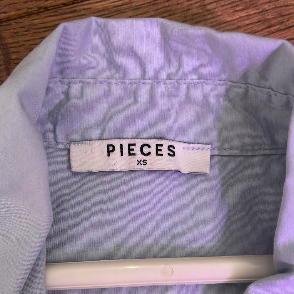 Women’s Blue Shirt Dress - Picture 2 of 5